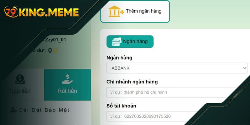 Rút Tiền 79king